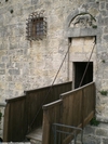 Sarteano - castle drawbridge